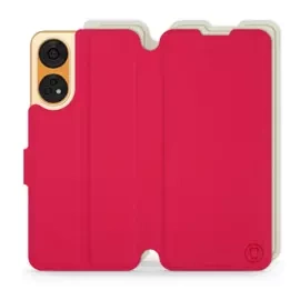 Hülle für OPPO Reno 8T 5G - Farbe Rot mit Platin