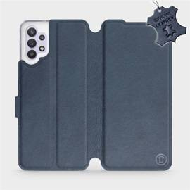 Hülle für Samsung Galaxy M32 5G - Farbe Blue Leather
