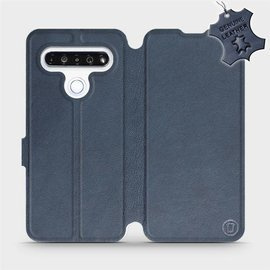 Hülle für LG K61 - Farbe Blue Leather