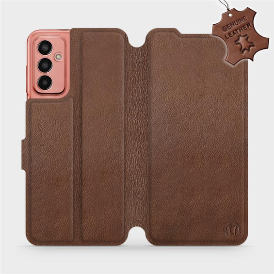 Hülle für Samsung Galaxy M13 - Farbe Brown Leather