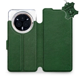 Hülle für Realme 14 Pro Plus 5G - Farbe Green Leather