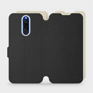 Hülle für Xiaomi Redmi 8 - Farbe Schwarz mit Platin