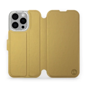 Hülle für Apple iPhone 16 Pro - Farbe Gold&Orange