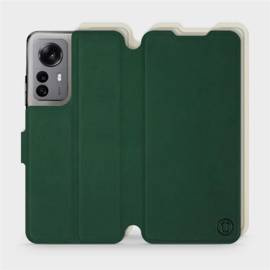Hülle für Xiaomi 12X - Farbe Grün mit Platin