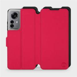 Hülle für Xiaomi 12X - Farbe Rot mit Schwarz