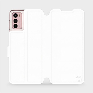 Hülle für Motorola Moto G42 - Farbe White&Orange