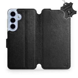 Hülle für Samsung Galaxy S25 FE 5G - Farbe Black Leather