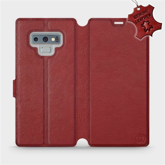 Hülle für Samsung Galaxy Note 9 - Farbe Dark Red Leather