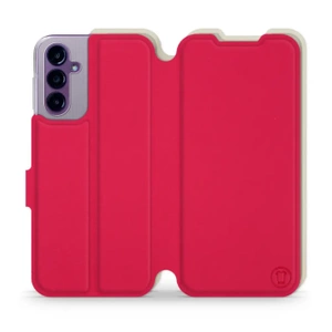 Hülle für Samsung Galaxy A14 5G - Farbe Rot mit Platin