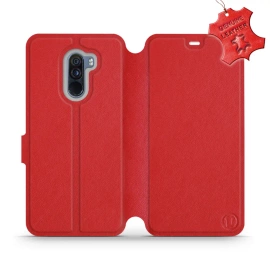 Hülle für Xiaomi Pocophone F1 - Farbe Red Leather