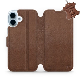 Hülle für Apple iPhone 17 - Farbe Brown Leather