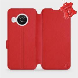 Hülle für Nokia X10 - Farbe Red Leather