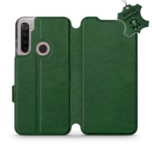 Hülle für Xiaomi Redmi Note 8 2021 - Farbe Green Leather