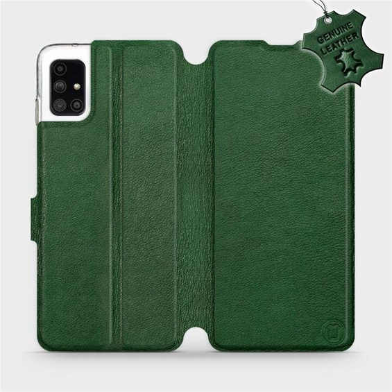 Hülle für Samsung Galaxy M51 - Farbe Green Leather