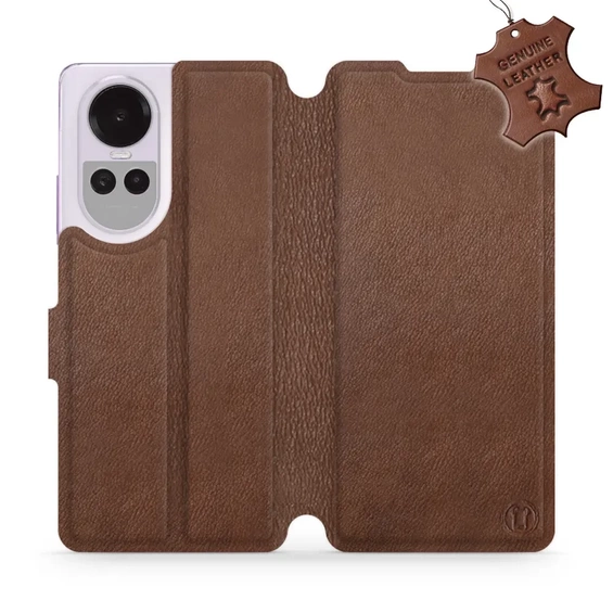 Hülle für OPPO Reno 10 Pro 5G - Farbe Brown Leather