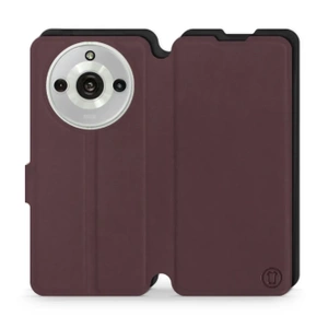 Hülle für Realme 11 Pro - Farbe Burgund mit Schwarz