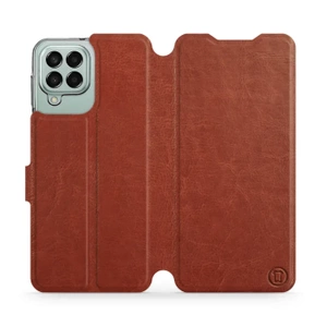 Hülle für Samsung Galaxy M33 5G - Farbe Brown&Orange