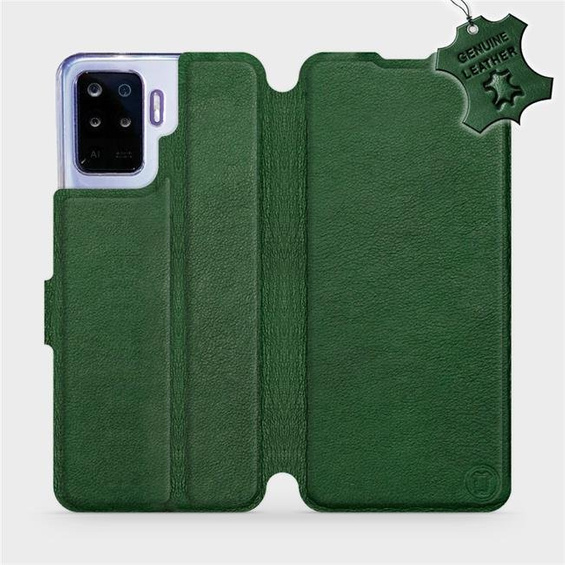 Hülle für OPPO Reno 5 Lite - Farbe Green Leather