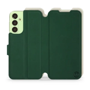 Hülle für Samsung Galaxy A24 - Farbe Grün mit Platin