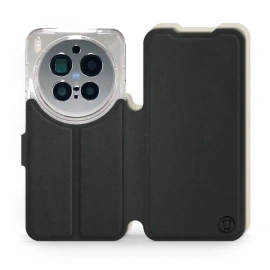 Hülle für Vivo X300 pro - Farbe Schwarz mit Platin