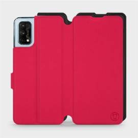 Hülle für Realme 7 Pro - Farbe Rot mit Schwarz