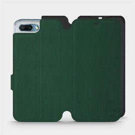 Hülle für Huawei Honor 10 - Farbe Grün mit Schwarz