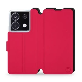 Hülle für Xiaomi POCO X6 - Farbe Rot mit Schwarz