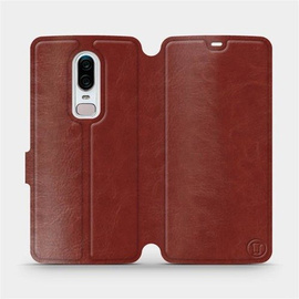 Hülle für OnePlus 6 A6000 - Farbe Brown&Gray