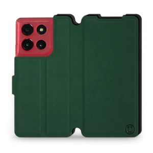 Hülle für Motorola Moto G86 Power 5G - Farbe Grün mit Schwarz