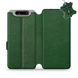 Hülle für Samsung Galaxy A80 - Farbe Green Leather