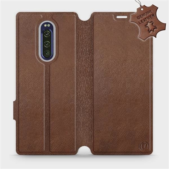 Hülle für Sony Xperia 1 - Farbe Brown Leather