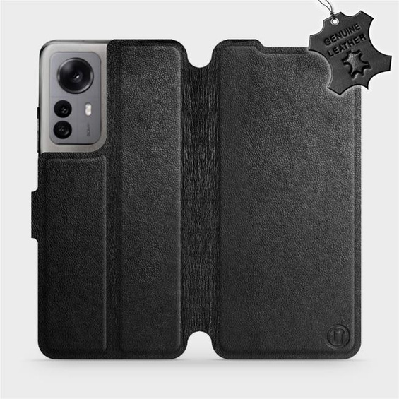 Hülle für Xiaomi 12X - Farbe Black Leather