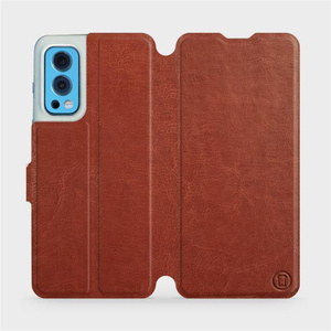 Hülle für OnePlus Nord 2 5G - Farbe Brown&Orange