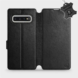 Hülle für Samsung Galaxy S10 Plus - Farbe Black Leather