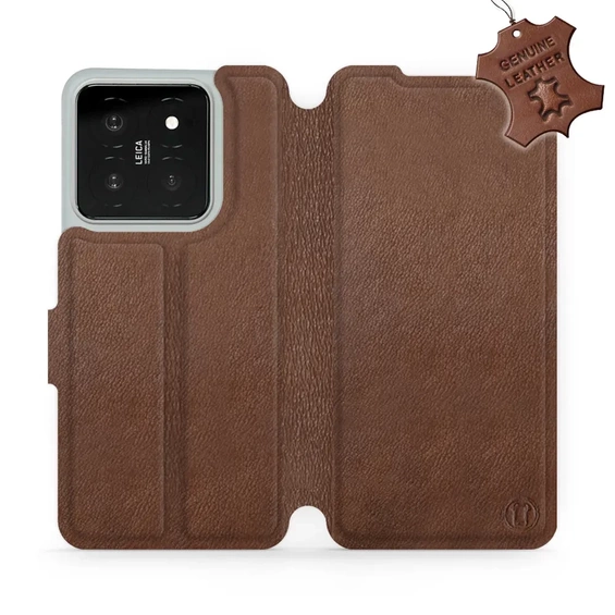 Hülle für Xiaomi 14 - Farbe Brown Leather