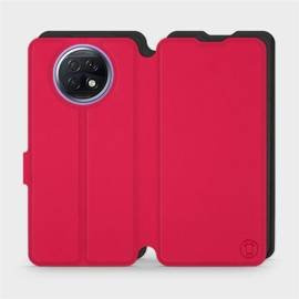 Hülle für Xiaomi Redmi Note 9T - Farbe Rot mit Schwarz