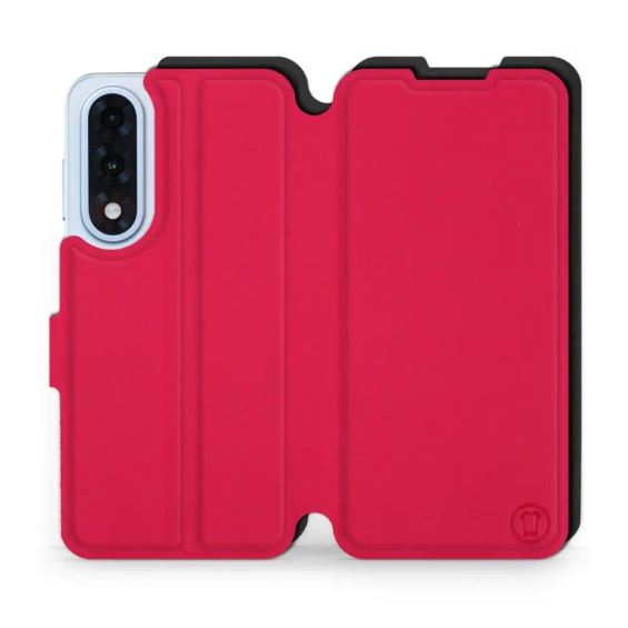 Hülle für OnePlus Nord 5 - Farbe Rot mit Schwarz
