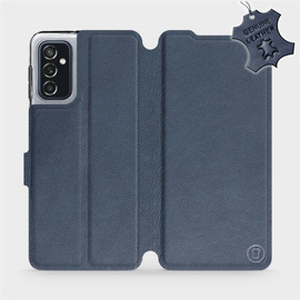 Hülle für Samsung Galaxy M52 5G - Farbe Blue Leather
