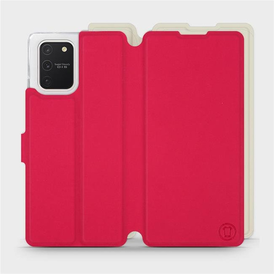 Hülle für Samsung Galaxy S10 Lite - Farbe Rot mit Platin