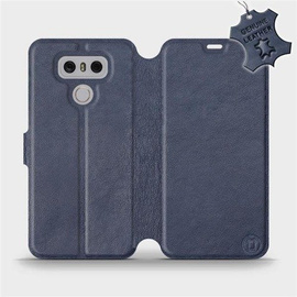 Hülle für LG G6 - Farbe Blue Leather