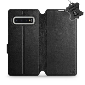 Hülle für Samsung Galaxy S10 Plus - Farbe Black Leather