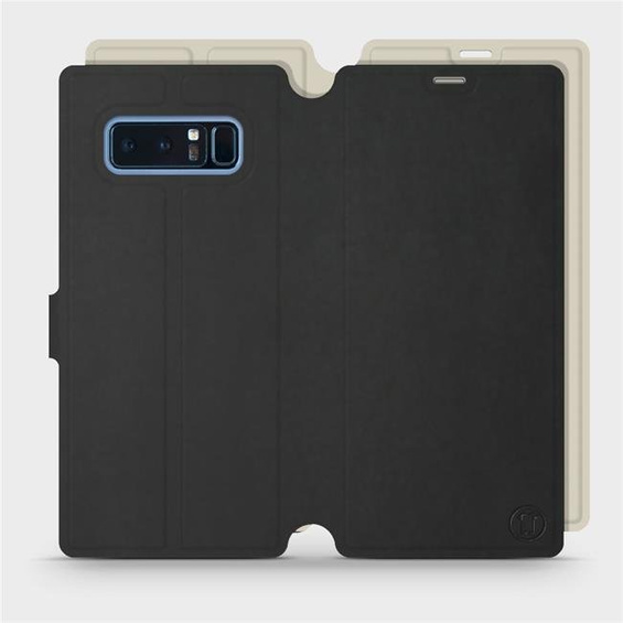 Hülle für Samsung Galaxy Note 8 - Farbe Schwarz mit Platin