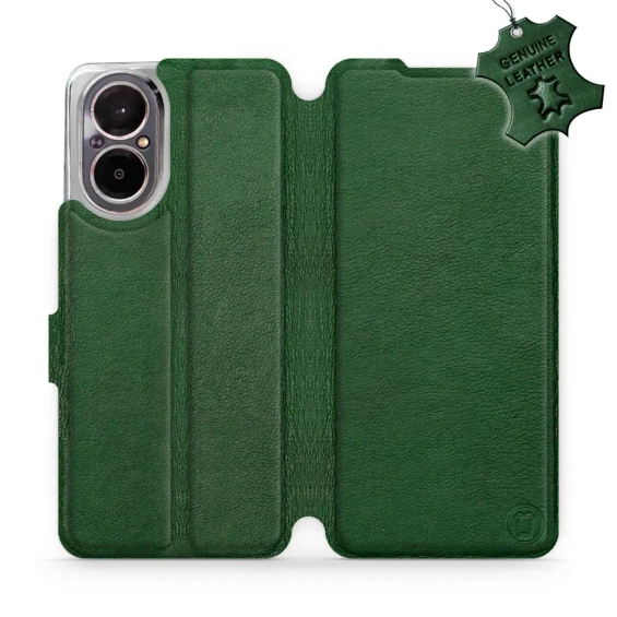 Hülle für Realme C67 4G - Farbe Green Leather