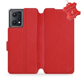 Hülle für Realme 9 5G - Farbe Red Leather