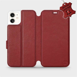 Hülle für Apple iPhone 11 - Farbe Dark Red Leather