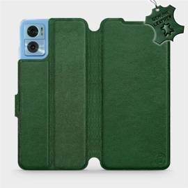 Hülle für Motorola Moto E22 - Farbe Green Leather