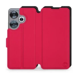 Hülle für Xiaomi POCO F6 - Farbe Rot mit Schwarz