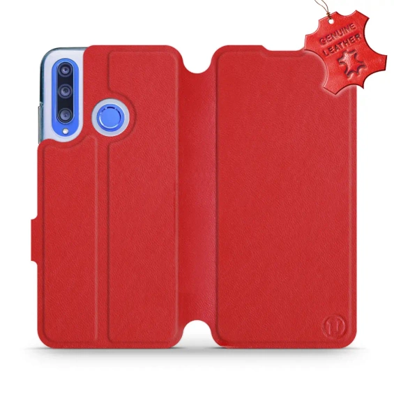 Hülle für Huawei Honor 20 Lite - Farbe Red Leather