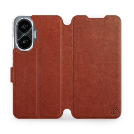 Hülle für Xiaomi POCO F7 - Farbe Brown&Orange