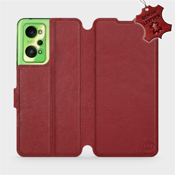 Hülle für Realme GT Neo 2 - Farbe Dark Red Leather